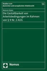 Die Gestaltbarkeit von Arbeitsbedingungen im Rahmen von § 9 Nr. 2 AÜG