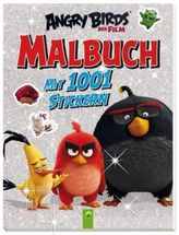 Angy Birds - Malbuch mit 1001 Stickern