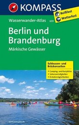 Kompass Wasserwander-Atlas Berlin und Brandenburg