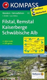 Kompass Karte Filstal, Remstal, Kaiserberge, Schwäbische Alb