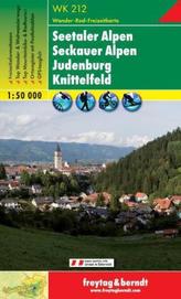 Freytag & Berndt Wander-, Rad- und Freizeitkarte Seetaler Alpen, Seckauer Alpen, Judenburg, Knittelfeld