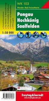 Freytag & Berndt Wander-, Rad- und Freizeitkarte Pongau, Hochkönig, Saalfelden