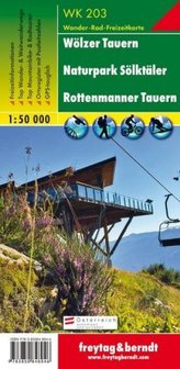 Freytag & Berndt Wander-, Rad- und Freizeitkarte Wölzer Tauern, Sölktal, Rottenmanner Tauern