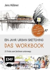 Ein Jahr Urban Sketching - Das Workbook, mit Stift