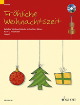 Fröhliche Weihnachtszeit, 1-2 Violoncelli, m. Audio-CD