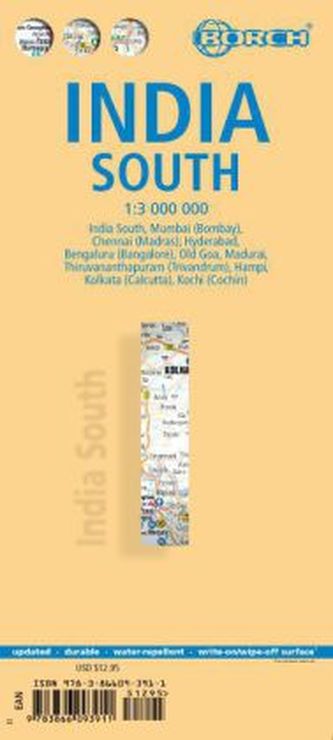 Borch Map India South Borch Map India South