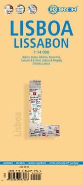 Borch Map Lissabon. Lisboa. Lisbon