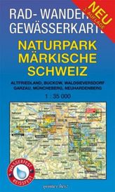 Rad-, Wander- & Gewässerkarte Naturpark Märkische Schweiz