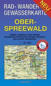 Rad-, Wander- & Gewässerkarte Oberspreewald