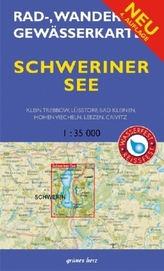 Rad-, Wander- & Gewässerkarte Schweriner See