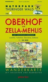Wanderkarte Oberhof und Zella-Mehlis