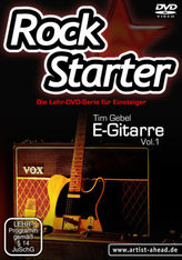 Rockstarter, E-Gitarre, 1 DVD. Vol.1