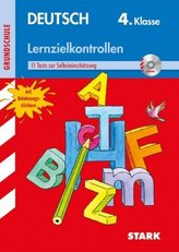 Deutsch 4. Klasse, Lernzielkontrollen, m. MP3-CD