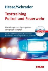 Testtraining Polizei und Feuerwehr, m.CD-ROM