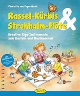 Rassel-Kürbis & Strohhalm-Flöte