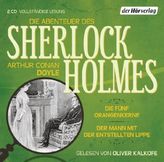 Die Abenteuer des Sherlock Holmes, 2 Audio-CDs. Tl.3