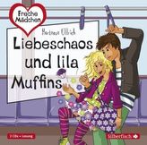 Freche Mädchen - Liebeschaos und lila Muffins, 2 Audio-CDs