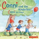 Meine Freundin Conni, Conni und das Kinderfest / Conni im Zirkus, 1 Audio-CD