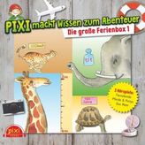 Pixi macht Wissen zum Abenteuer: Die große Ferienbox, 3 Audio-CDs. Box.1