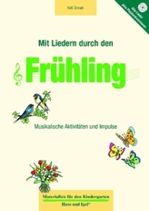 Mit Liedern durch den Frühling, m. Audio-CD