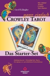 Crowley - ganz einfach, Tarotkarten u. Buch