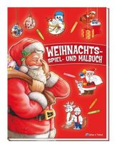 Weihnachts- Spiel- und Malbuch