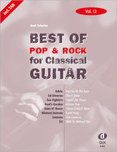 Best of Pop & Rock for Classical Guitar. Vol.12