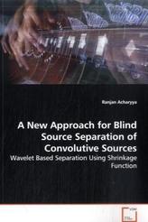 A New Approach for Blind Source Separation of Convolutive Sources