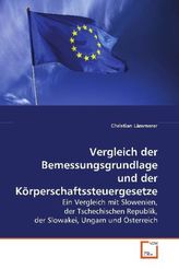 Vergleich der Bemessungsgrundlage und der Körperschaftssteuergesetze
