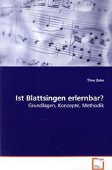 Ist Blattsingen erlernbar?