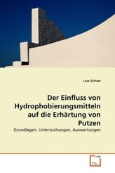 Der Einfluss von Hydrophobierungsmitteln auf die Erhärtung von Putzen