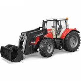 Bruder Traktor MASSEY FERGUSON + čelní nakladač