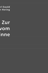 Zur Lehre vom Lichtsinne