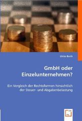 GmbH oder Einzelunternehmen?