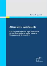 Alternative Investments: Existing and expected legal framework for the operations of hedge funds in European and German law