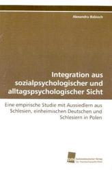 Integration aus sozialpsychologischer und alltagspsychologischer Sicht