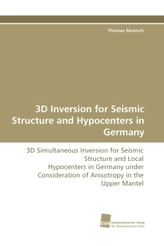 3D Inversion for Seismic Structure and Hypocenters in Germany