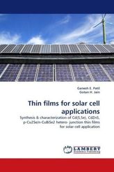 Thin films for solar cell applications