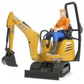 Bruder Mikrobagr JCB s figurkou