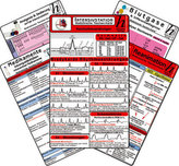 Intensiv-Station Karten-Set - Reanimation, Analgesie & Sedierung auf der Intensivstation, Herzrhythmusstörungen, Inkompatibilitä
