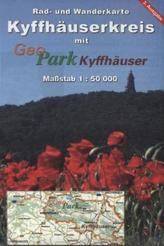 KKV Rad- und Wanderkarte Kyffhäuserkreis mit GeoPark Kyffhäuser