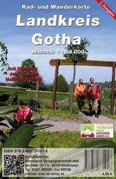 KKV Rad- und Wanderkarte Landkreis Gotha