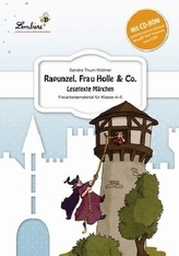 Rapunzel, Frau Holle & Co. - Lesetexte Märchen, Set mit CD-ROM