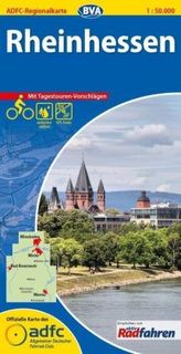 ADFC Regionalkarte Rheinhessen mit Tagestouren-Vorschlägen, 1:50.000, reiß- und wetterfest, GPS-Tracks Download