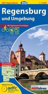 ADFC Regionalkarte Regensburg und Umgebung