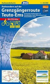 BVA Radwanderkarte Radwandern auf der Grenzgängerroute Teuto-Ems