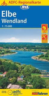 ADFC-Regionalkarte Elbe Wendland 1:75.000, reiß- und wetterfest, GPS-Tracks Download