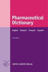 Pharmaceutical Dictionary, Englisch-Deutsch-Francais-Espanol