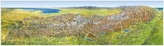 Das große Alpen-Panorama Sommer, plano in Hülse