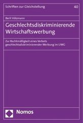 Geschlechtsdiskriminierende Wirtschaftswerbung